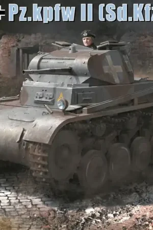 Superprijs [ 16GM008 ] Gecko Models Pz. Kpfw II (Sd.Kfz. 121) Ausf. A/B/C 1/16