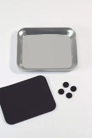 Express Levering [ ABS3000062 ] alu bowl with magnet plate silver
