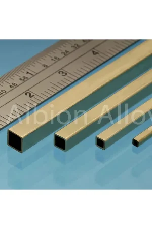 [ ABSB3M ] Square Brass Tube 5.55 x 0.353 x 305 mm (2p.) Meest Verkocht