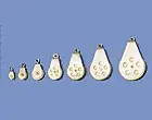 Gecertificeerd [ AE5227-22 ] Aeronaut katrol metaal vernikelt 5x7x3mm 5st