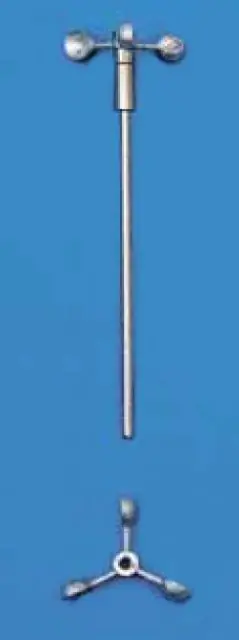 Weekendaanbieding [ AE6330-01 ] Aeronaut windmeter metaal 18mm 75mm hoogte 2st