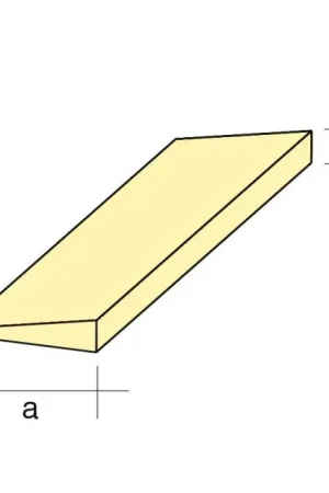 [ AE7545-51 ] Aeronaut Balsa Symetrische Eindlijst 10x40mm 1m Veilige Betaling