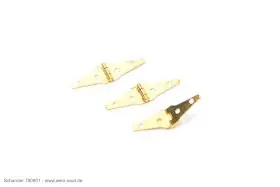 Weekendaanbieding [ AE7809-01 ] metalen scharnieren driehoekig 4x14mm 20st