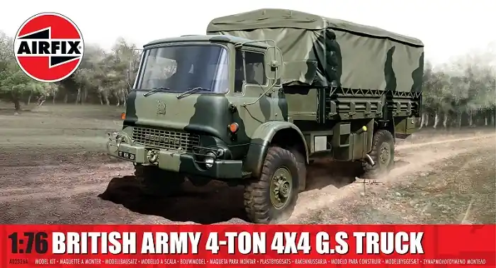 [ AIRA02326A ] Airfix BRITISH ARMY 4-TON 4 X 4 G.S TRUCK 1/76 Snelle Levering