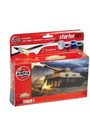 [ AIRA55004 ] Airfix Starter Set - New Tiger 1 1/72 Op = Op