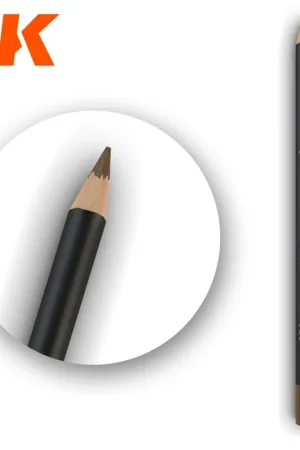 [ AK10028 ] Ak-interactive Weathering pencils Watercolor Pencil Earth Brown Alleen Vandaag
