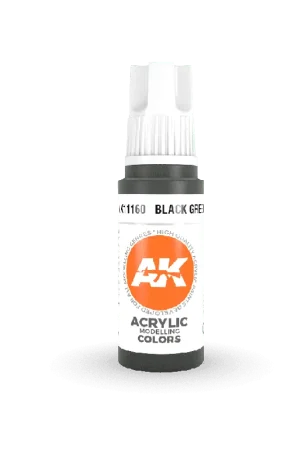 [ AK11160 ] Ak-interactive Acrylics 3GEN Black Green 17ml Bestel Nu