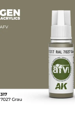 [ AK11317 ] Ak-interactive Acrylics 3GEN RAL 7027 Grau 18ml Betrouwbaar
