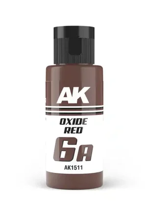 [ AK1511 ] Ak-interactive Dual Exo 6A - Oxide Red Must-Have