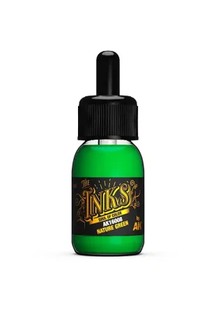 [ AK16008 ] Ak-interactive NATURE GREEN – INK 30ml Tijdelijk Beschikbaar