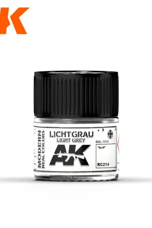 [ AKRC214 ] Ak-interactive Real Colors Lichtgrau-Light Grey RAL 7035 10ml Gratis Retour