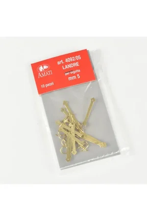 [ AMA4092/05 ] Amati beslag voor doodskoppen 5mm 10st Op = Op