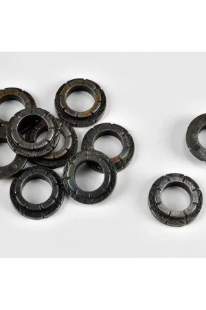 Laatste Versie [ AMA4395/06 ] Amati metalen ronde versiering 6mm opening 10st
