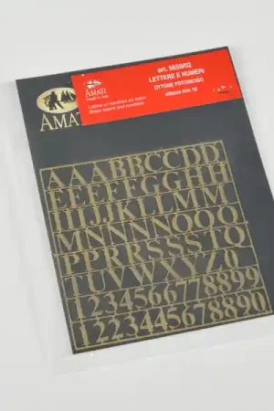 [ AMA5650/02 ] Amati letters photo-etched 10mm hoogte Lage Prijs