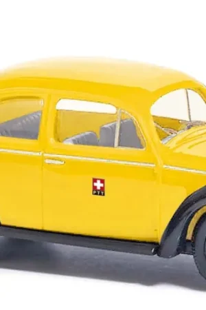 Veilige Betaling [ BUSCH52910 ] Busch VW Käfer Brezelfenster Post Schweiz 1952 1/87 HO
