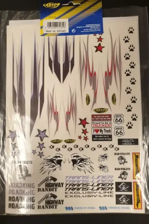 [ CA907085 ] Carson stickers truck tamiya (versiering) Direct Beschikbaar