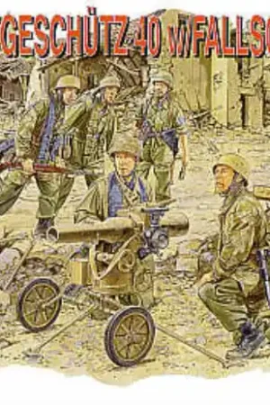 [ DRA6147 ] Dragon 7,5cm Leichtg Schütz 40 w/Fallschirmjäger 1/35 Meest Verkocht