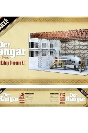 [ DWA032 ] Das Werk De Hangar - diorama van een vliegtuigwerkplaats 1/32 Hete Deal
