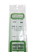 Speciale Aanbieding [ EG112 ] Evergreen styrene strip 0.38x1x350mm (10s.)