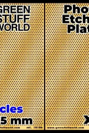 [ GSW10106 ] Green stuff world photo-etched plates circles 0.75mm (2 stuks) Favoriet
