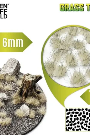 [ GSW10673 ] Green stuff world Static Grass Tufts 6 mm - Winter White Uitverkoop