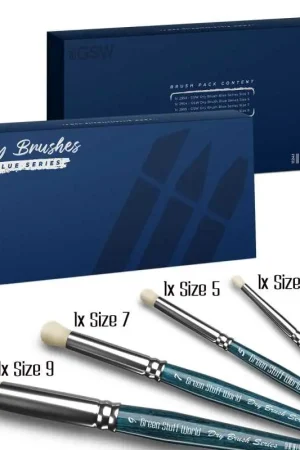 [ GSW11241 ] Green Stuff World Dry Brushes Blue Series 4pcs. Alleen Vandaag