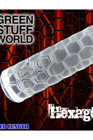 Lage Kosten [ GSW1160 ] Green stuff world Hexagons rolling pin