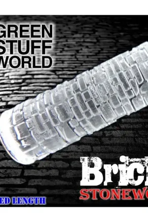 Koop Online [ GSW1162 ] Green stuff world Bricks rolling pin