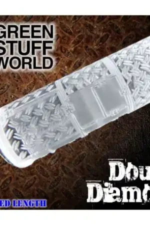 [ GSW1164 ] Green stuff world double diamond rolling pin Exclusieve Aanbieding