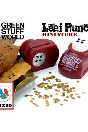 [ GSW1310 ] Green stuff world Miniature Leaf Punch RED Bestseller