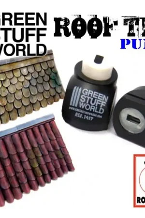 Nieuw [ GSW1417 ] Green stuff world Miniature ROOF TILE Punch