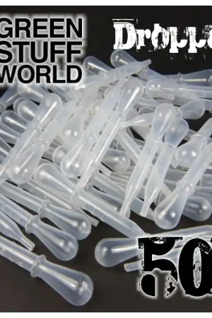 [ GSW1447 ] Green stuff world plastic dropper 1,5ml set x 50 (pipet) Laatste Kans