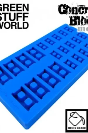 [ GSW1510 ] Green stuff world Silicone molds - Concrete Bricks Gecertificeerd