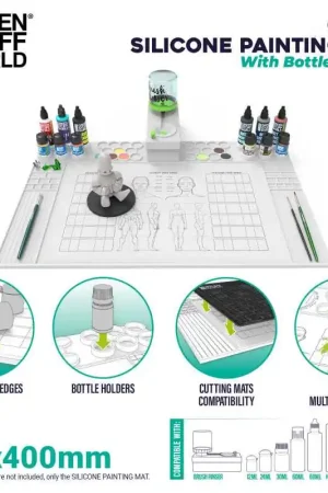 Uitverkoop [ GSW4562 ] Green stuff world Silicone Painting Mat with Edges