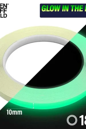 Weekendaanbieding [ GSW5756 ] Green stuff world Glow in the dark tape 10mm