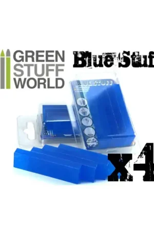 [ GSW9015 ] Green stuff world blue stuff molds (4 bars) Weekendaanbieding