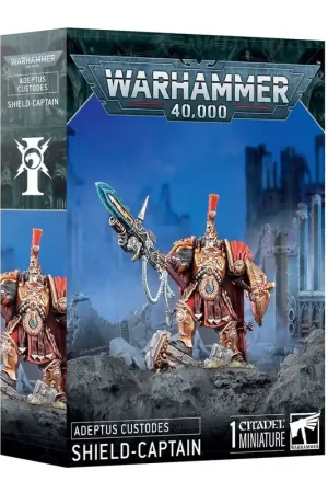 [ GW01-21 ] ADEPTUS CUSTODES SHIELD CAPTAIN Seizoensaanbieding