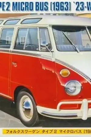 [ HAS21210 ] Hasegawa Volkswagen Type 2 bus (1963) ‘23 window‘ - 1/24 Superprijs
