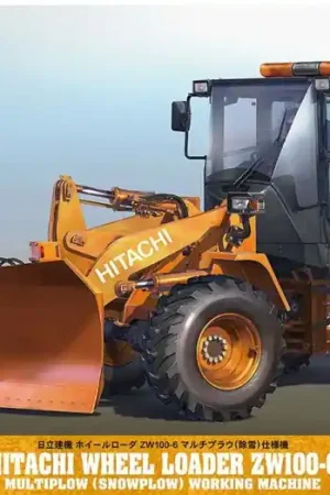 [ HAS66102 ] Hasegawa Hitachi Wheel Loader ZW100-6 1/35 Gecertificeerd