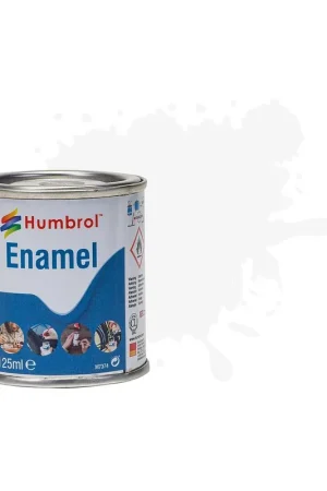 [ HU22-125ML ] Humbrol Enamel 22 White-Gloss 125ml Exclusieve Aanbieding