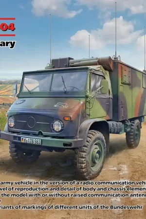 [ ICM35137 ] ICM Unimog S 404 German Military Radio Truck 1/35 Beperkte Voorraad
