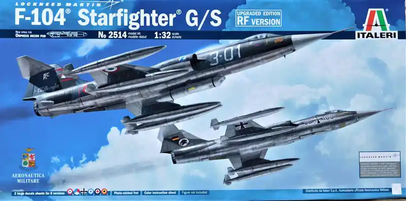 Weekendaanbieding [ ITA-2514S ] Italeri F-104 STARFIGHTER G/S 1/32