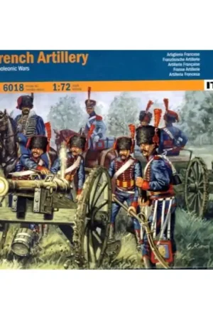 Weekendaanbieding [ ITA-6018S ] Italeri French artillery (Napoleonic wars) 1/72
