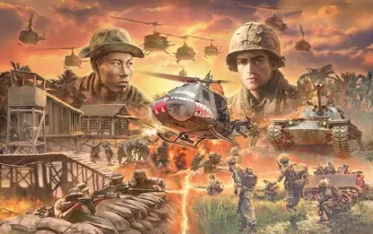 [ ITA-6184 ] Italeri Vietnam war 1965 Operation silver bayonet battle set 1/72 - Italeri Op = Op