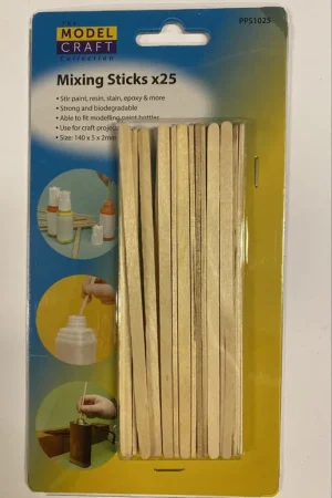 [ JRSHPPS1025 ] Modelcraft Mixing Sticks 25st. Populair