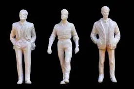 [ JTT97126 ] JTT miniatuurfiguurtjes niet geschilderd (mannen) 1/24 3st Beste Prijs