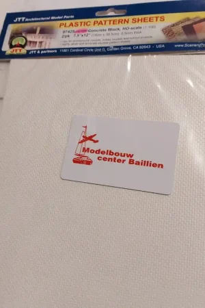Nieuw [ JTT97425 ] JTT styrene sheet bricks / baksteen imitatie 1/100 schaal HO
