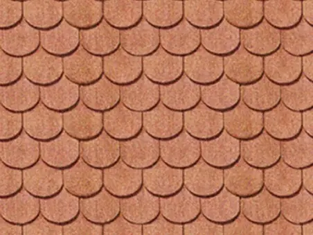 [ JTT97438 ] JTT sheet scalloped edge tile / leipannen schaal O 1/48 2pcs Shop Nu