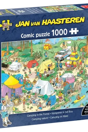 [ JUMBO00603 ] Jumbo Jan Van Haasteren - Kamperen in het Bos - 1000 stukjes Voordeelprijs