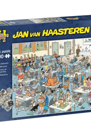 [ JUMBO00640 ] Jumbo Jan Van Haasteren - De Kattenshow - 2000 stukjes Laatste Versie